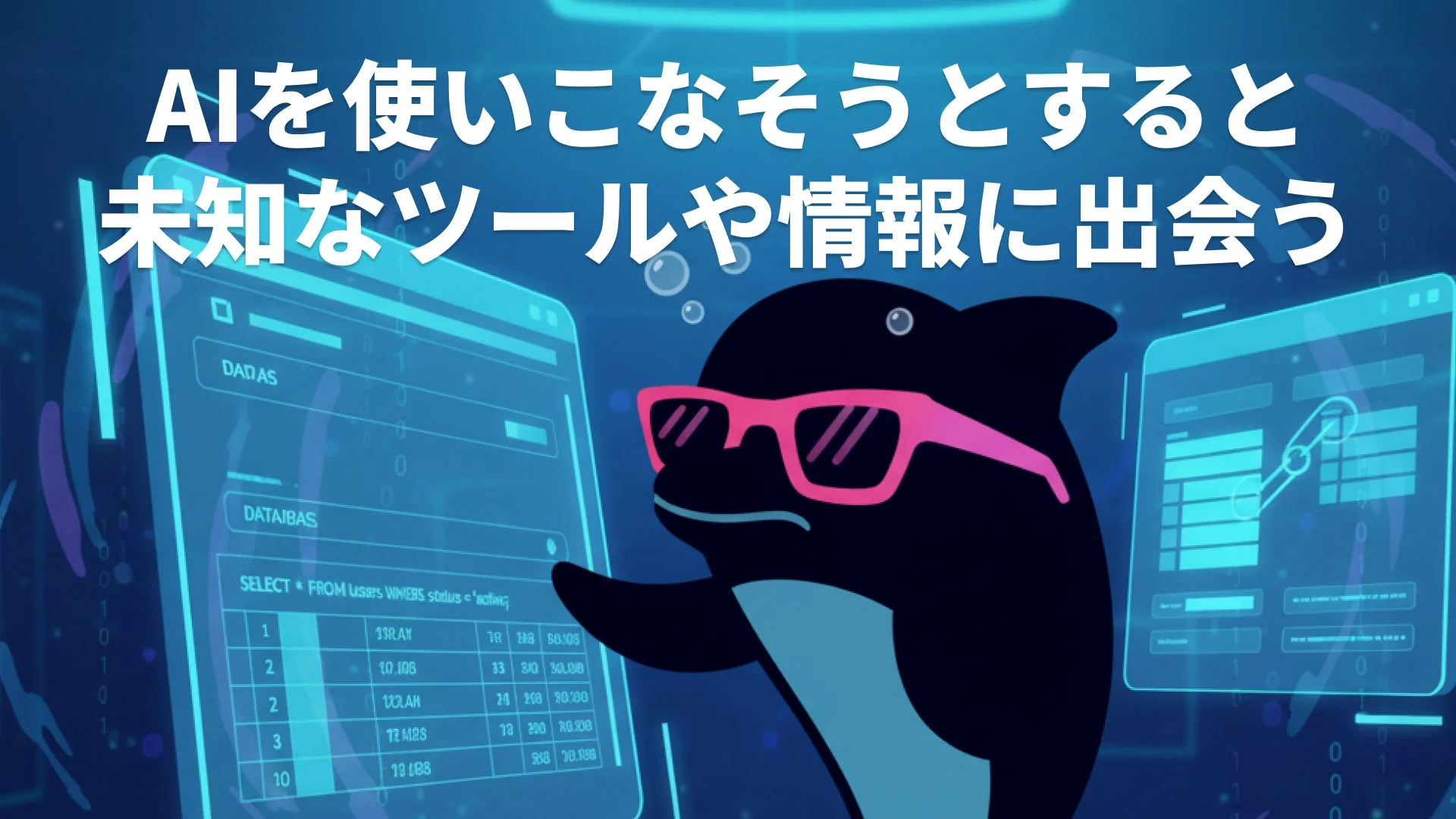 AIを使いこなそうとすると未知なツールや情報に出会う