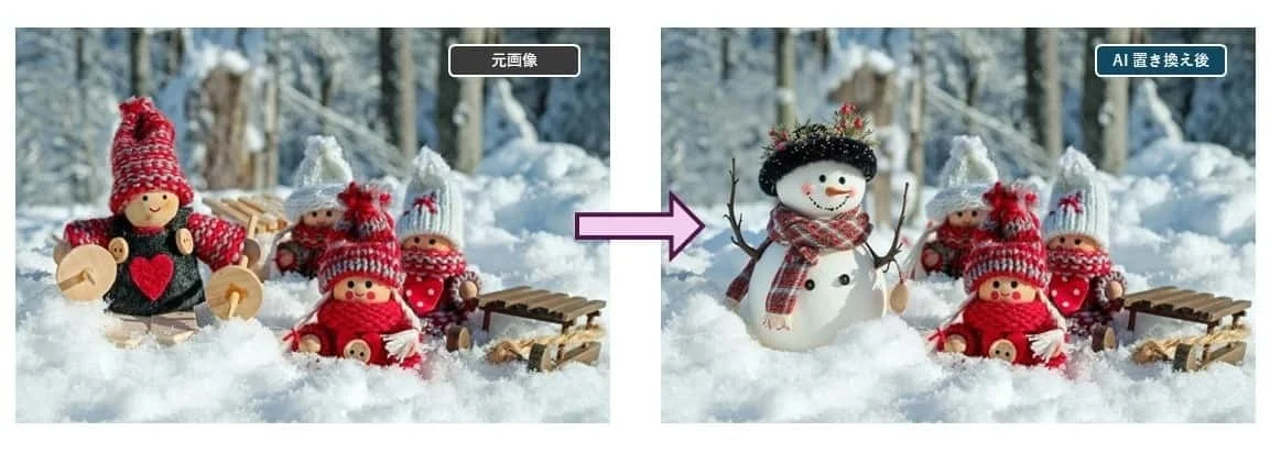 AIが生成した置き換え例