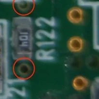 メッキ不良の例2