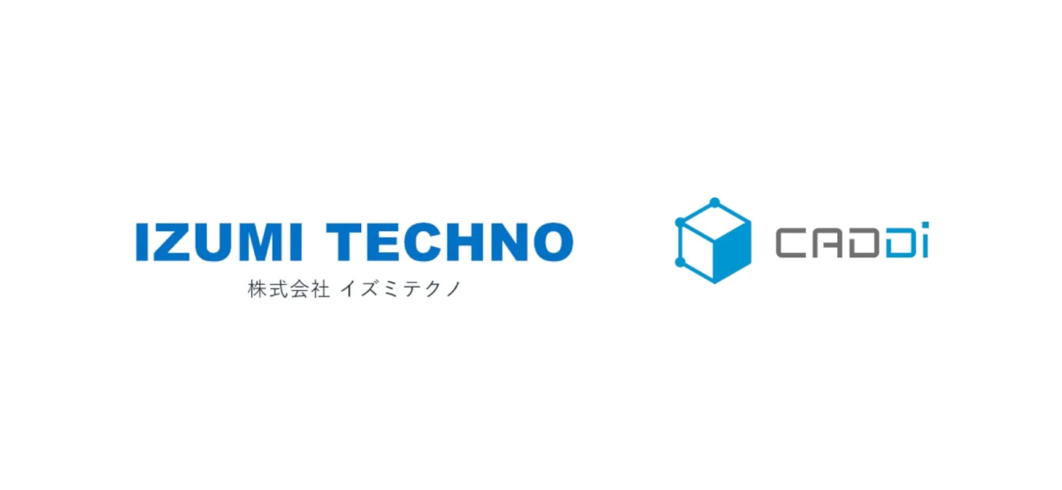 イズミテクノとCADDiのロゴ