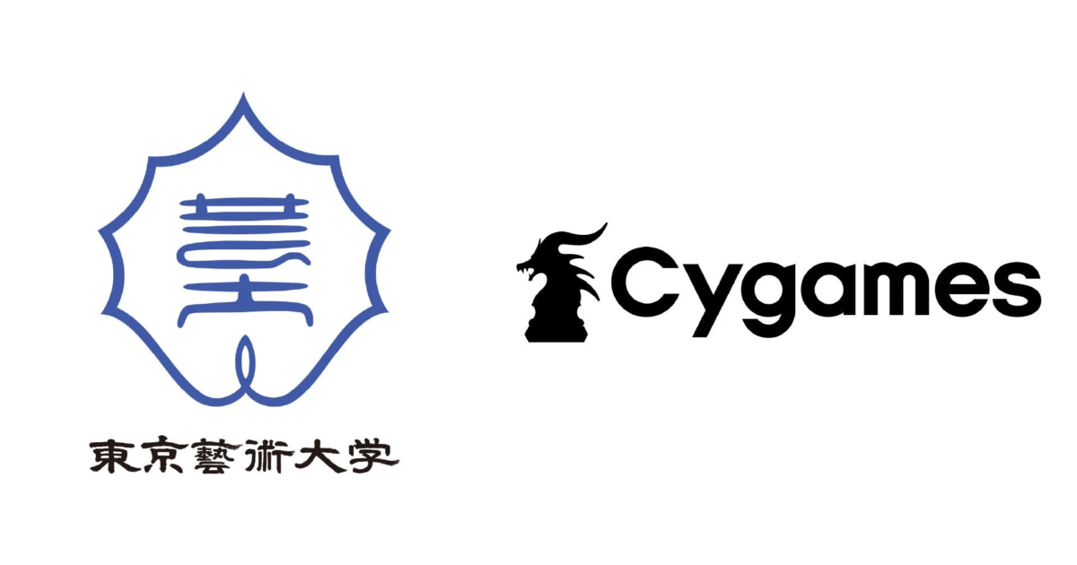 東京藝術大学とCygamesのロゴ