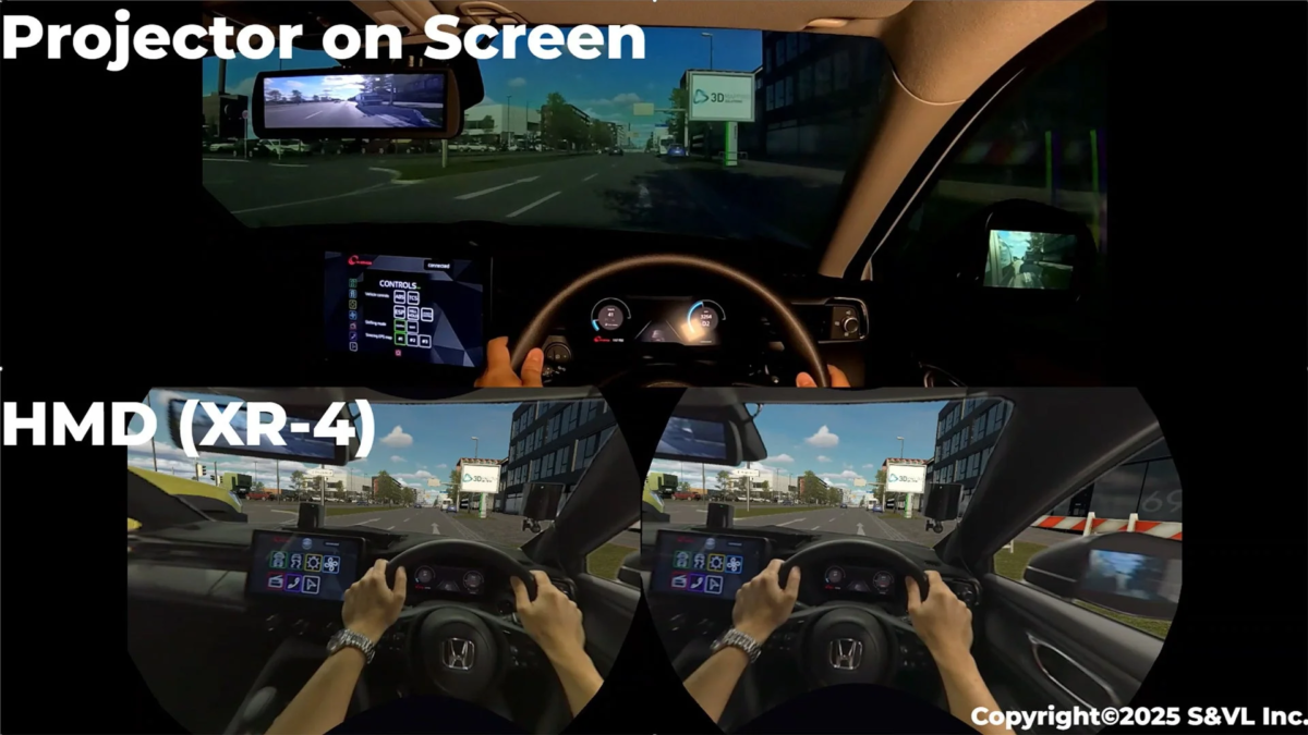 HMDとプロジェクターの比較