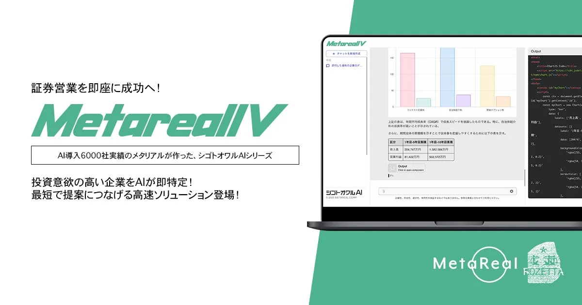 AIが導く新時代をご体感ください