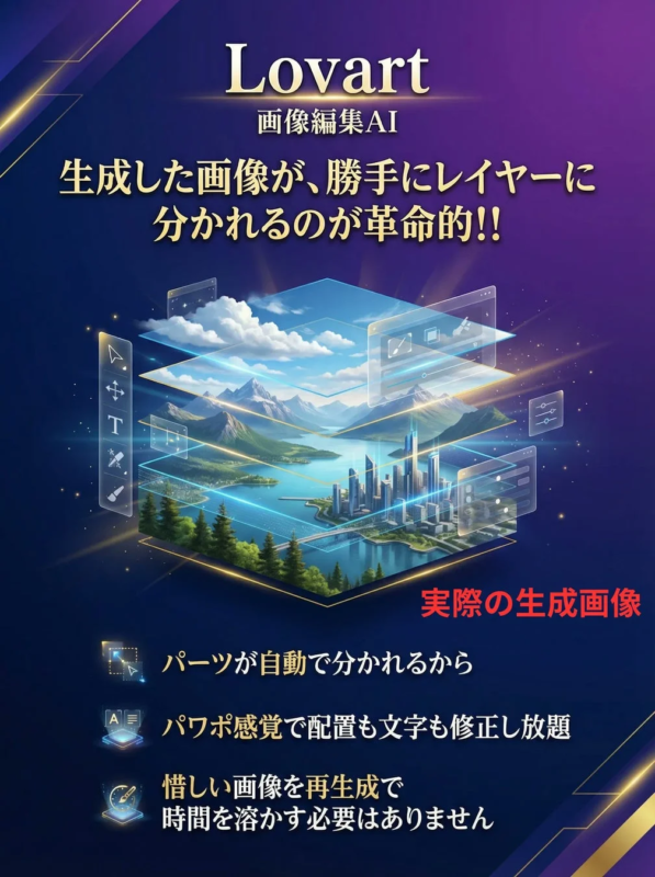 LovartのEdit Element機能