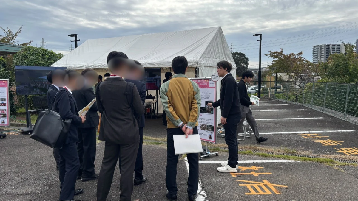 テクノフェアの展示風景