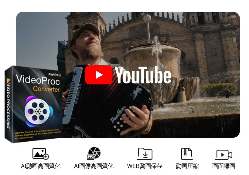 VideoProc Converterの機能紹介