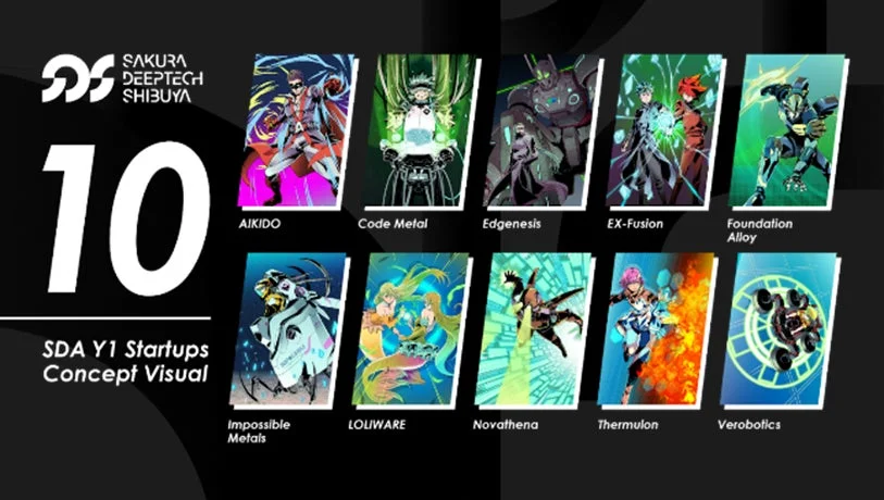 SAKURA DEEPTECH SHIBUYAのスタートアップコンセプトビジュアル