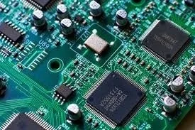 電子回路、基板、半導体チップの画像