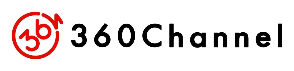 「360Channel」という文字と、数字の360を模した赤いロゴ