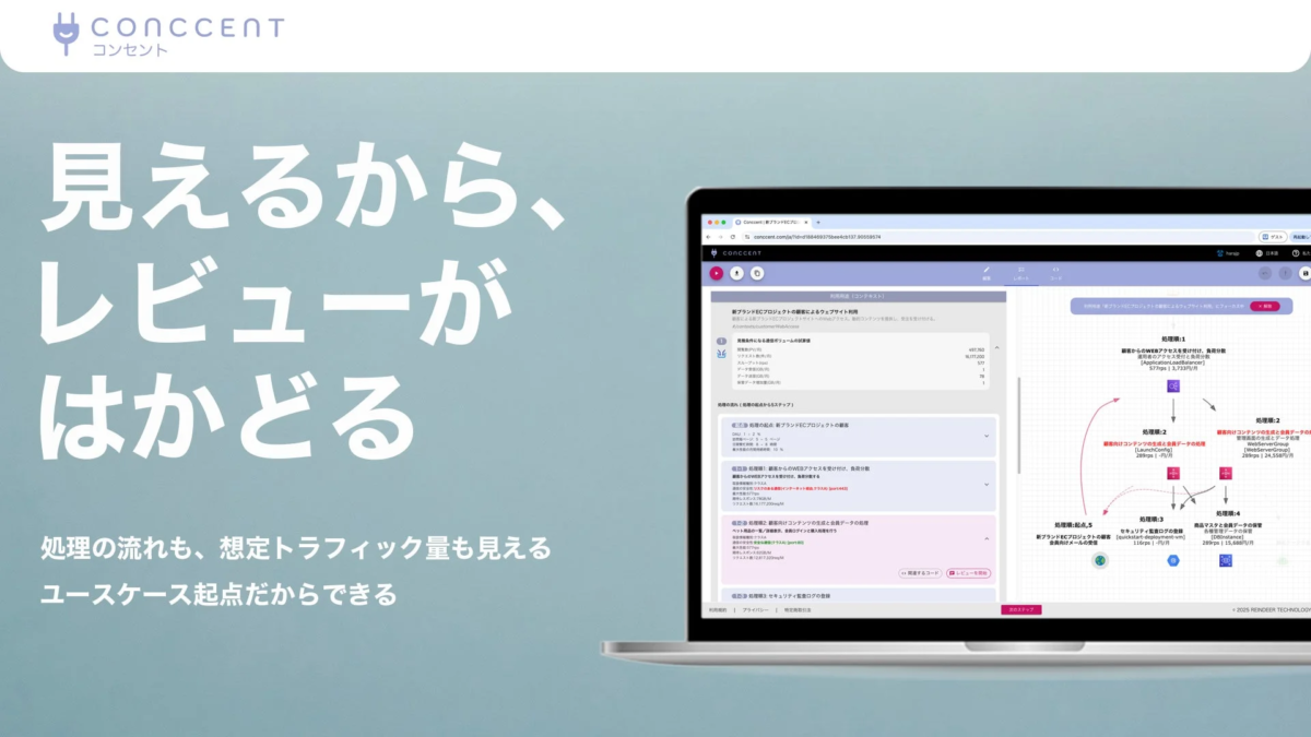 見えるから、レビューがはかどる CONCCENT コンセント