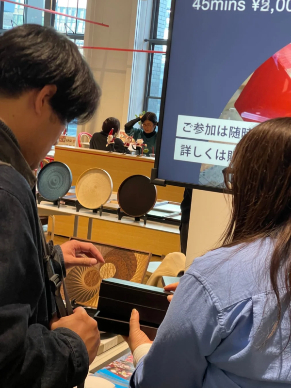 店内での展示風景