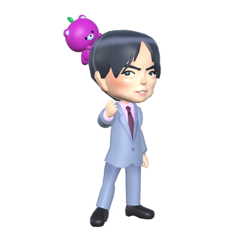 森田鉄也氏のMii風キャラクター