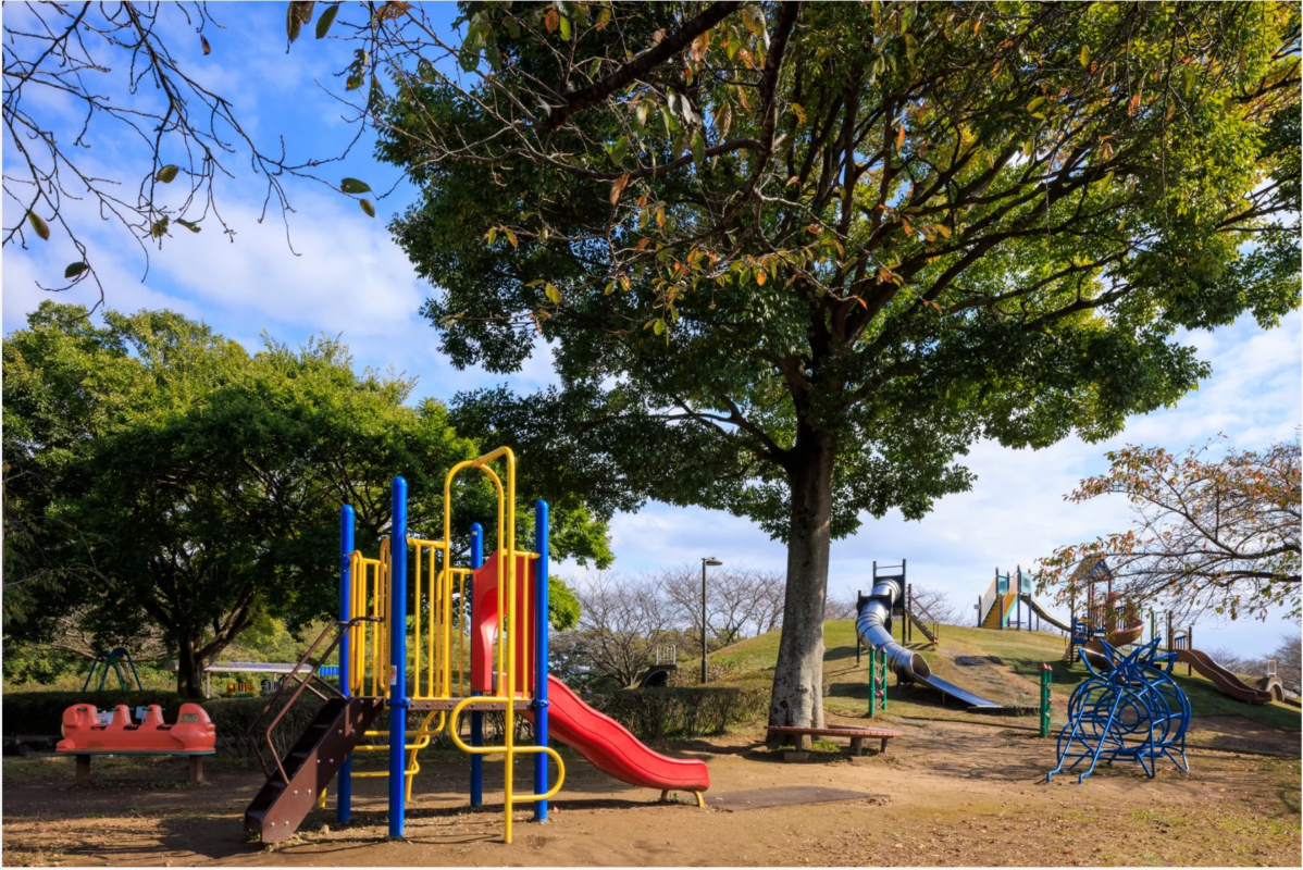 別の公園の遊具の画像