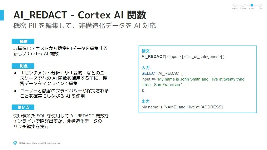 AI_REDACT機能の説明