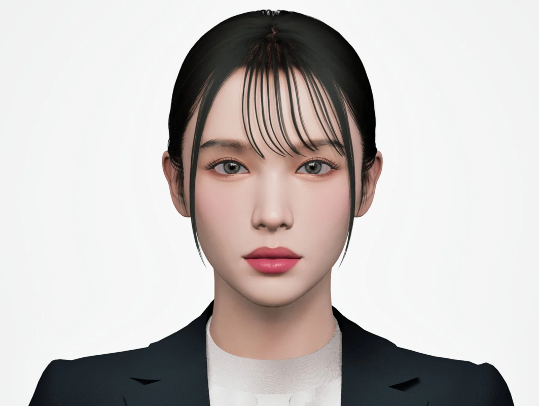 AI社員「新井あい」の表情