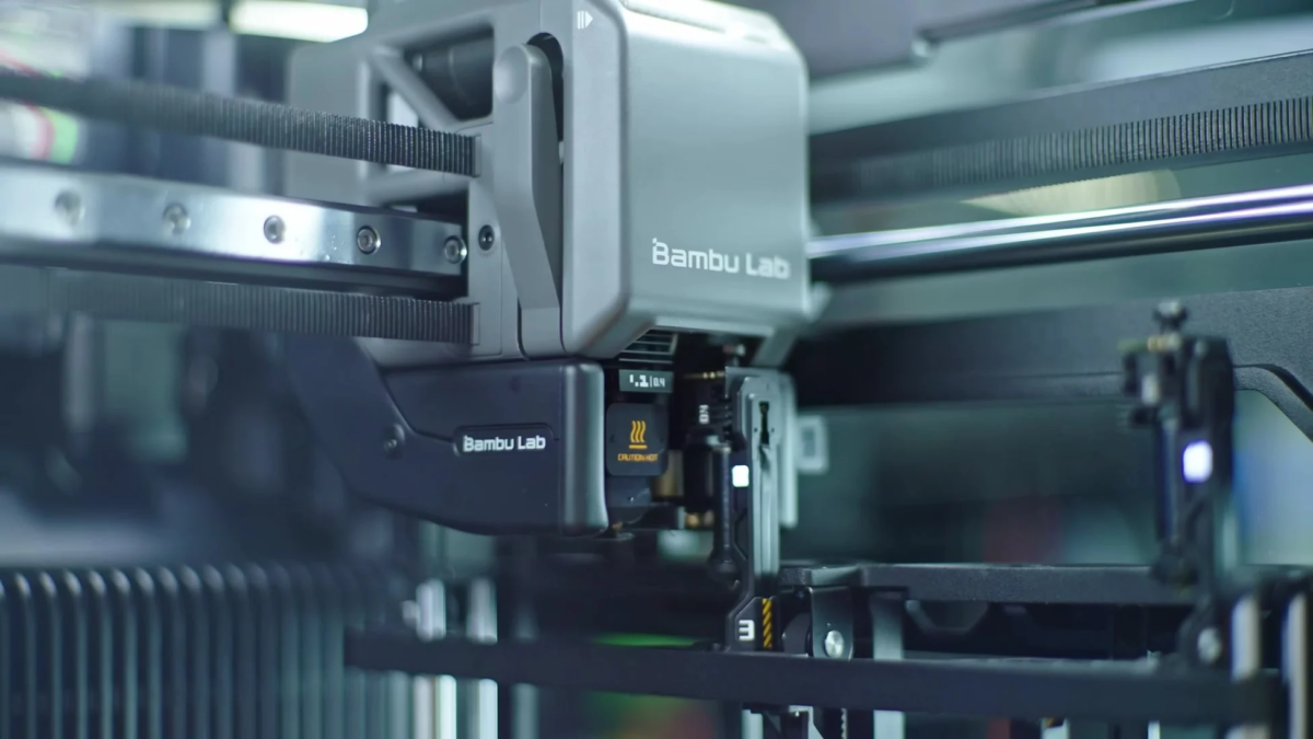 Bambu Lab製3Dプリンターの印刷ヘッド