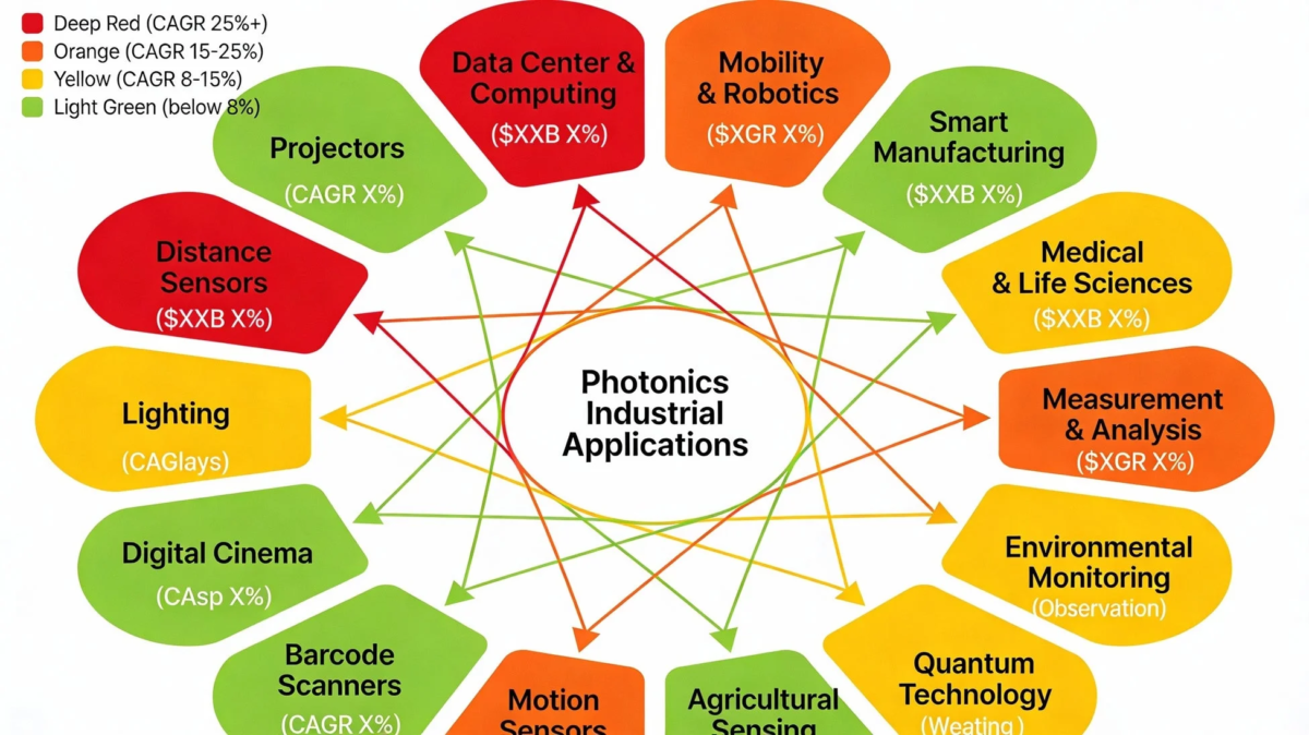 Photonics Industrial Applications CAGR