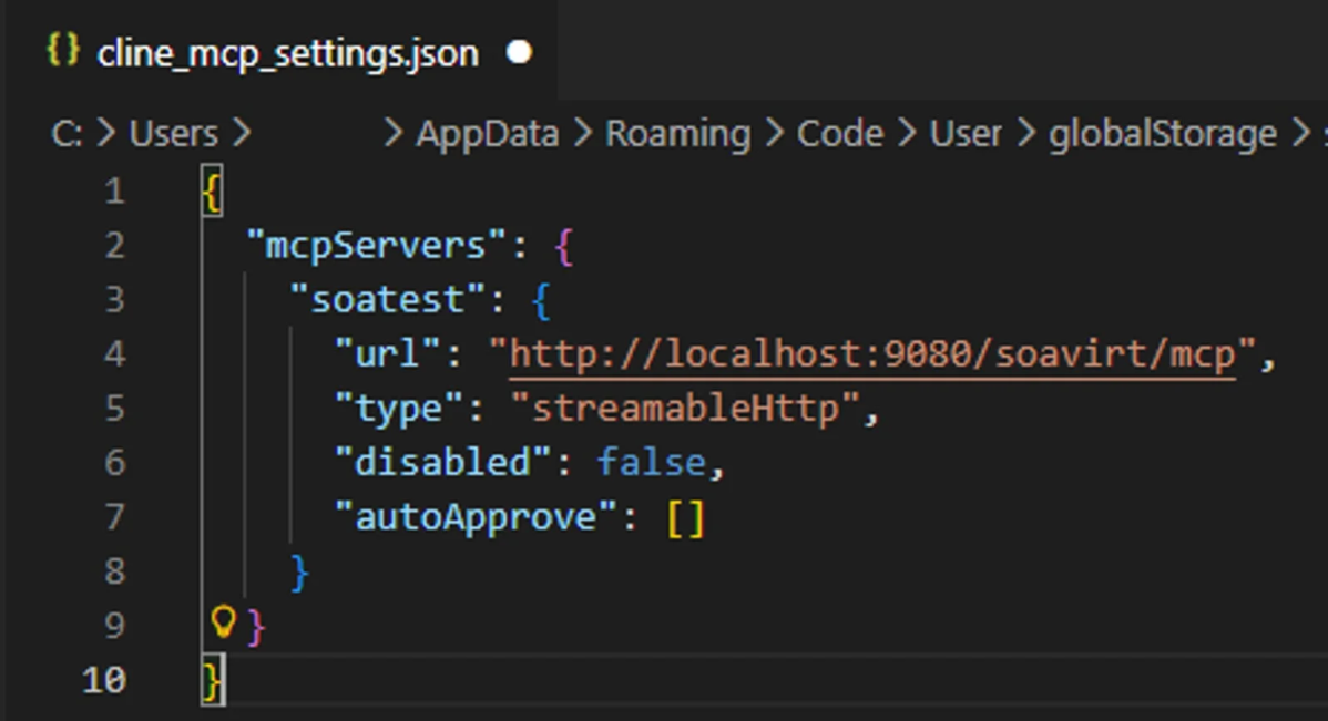 JSON config