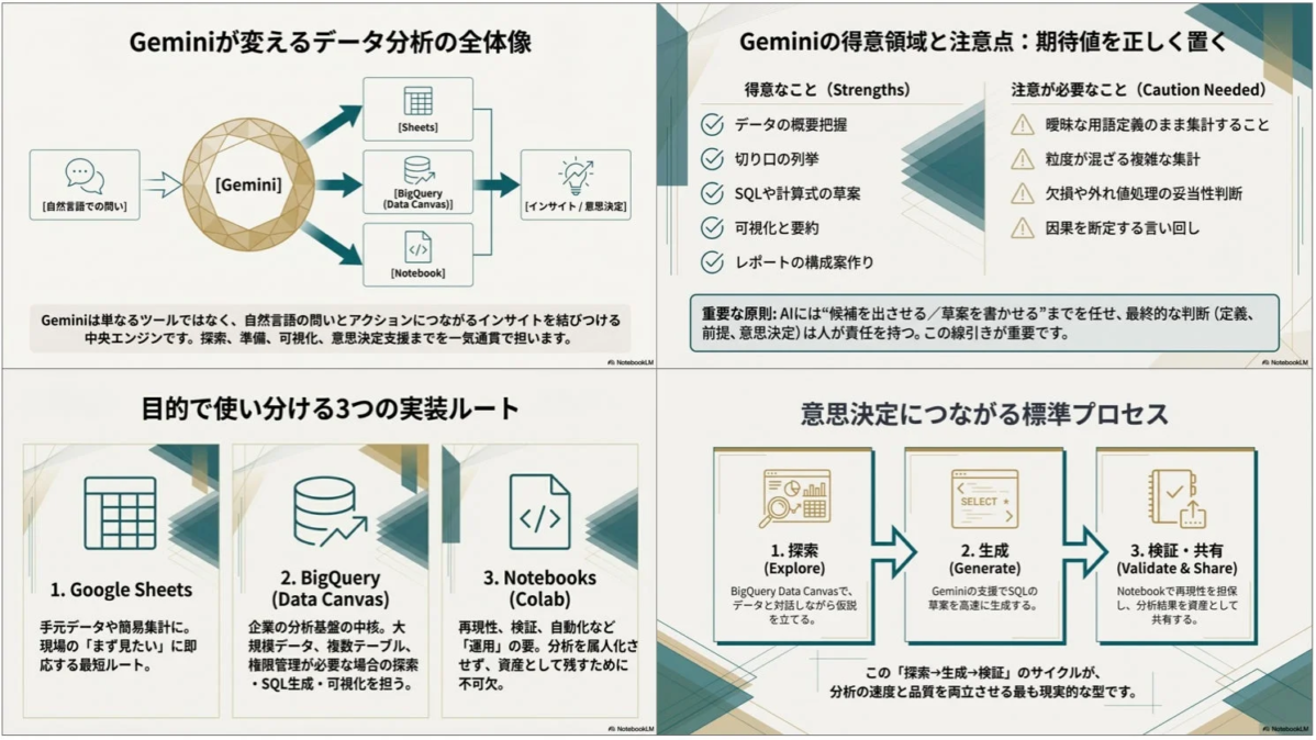 Geminiデータ分析の全体像