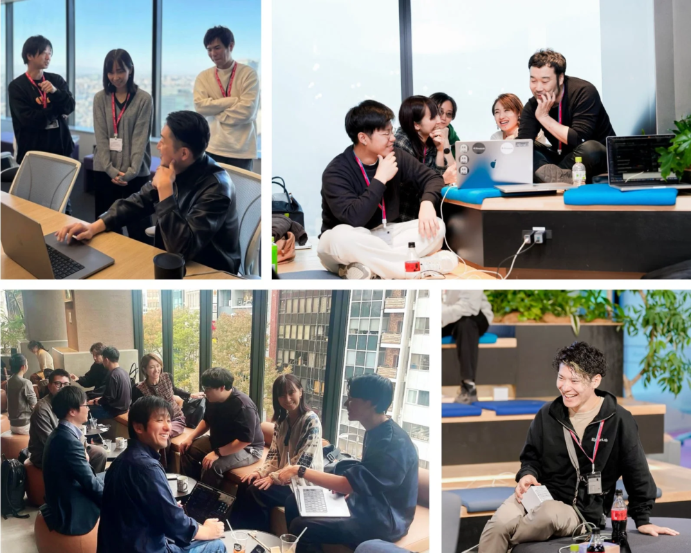 モダンなオフィスで議論する人々