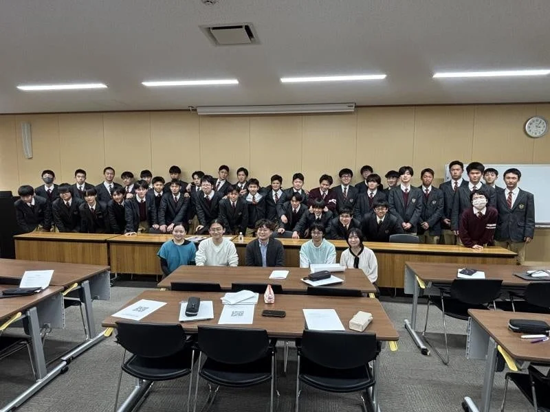 授業後の集合写真