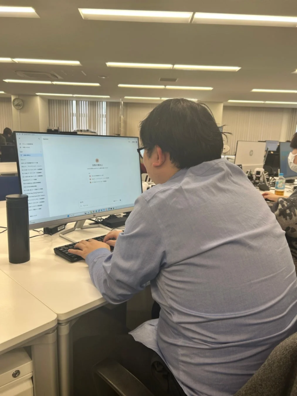 Geminiを使った作業風景