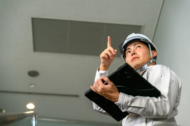 建設現場の作業員