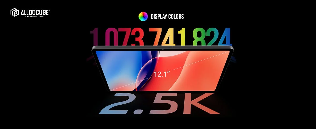 12.1インチ2.5Kディスプレイ