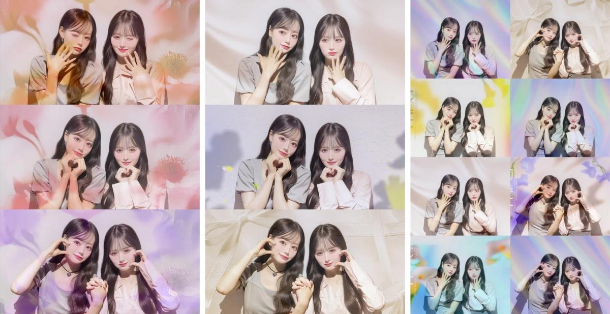 ふちなしシールのイメージ