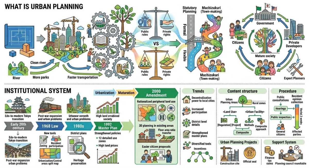 都市計画の概念図