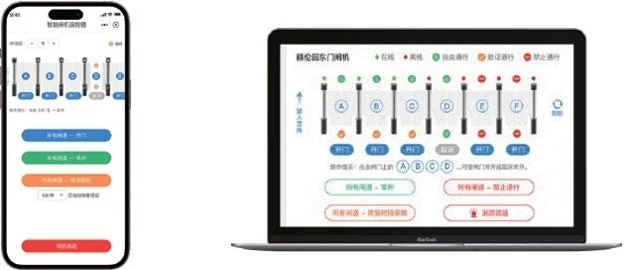 ゲート制御システムUI
